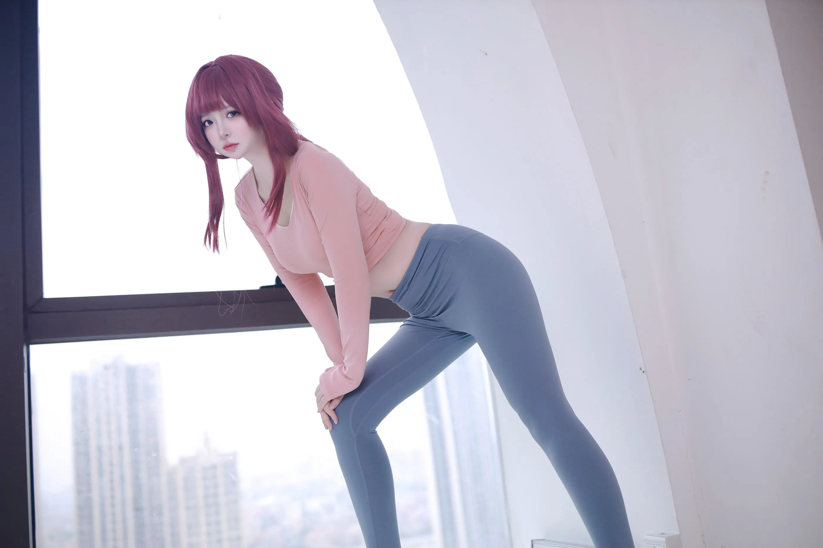 疯猫ss – NO.134 2024年二月限定 瑜伽服 卡芙卡 [58P]插图5
